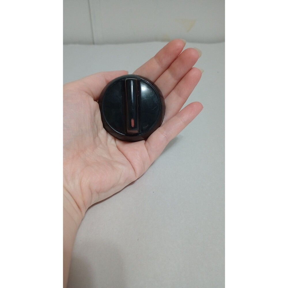 Vtg Whirlpool Range Burner Knob KIP 5A98 OEM Genuine Gas Stove Black